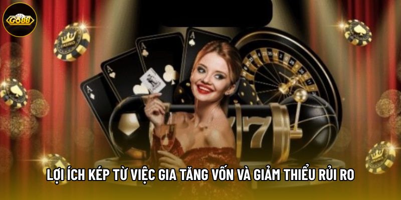 Lợi ích kép từ việc gia tăng vốn và giảm thiểu rủi ro Lợi ích kép từ việc gia tăng vốn và giảm thiểu rủi ro